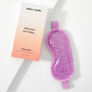 🆕 Grace & Stella Hot + Cool Gel Bead Sleep Mask in Purple Pink